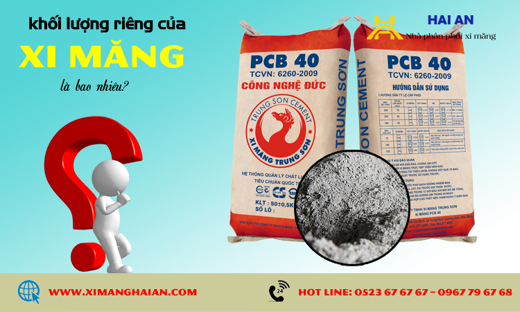 Khối lượng riêng của xi măng là gì?